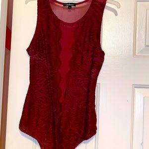 Mesh Floral Lace bodysuit